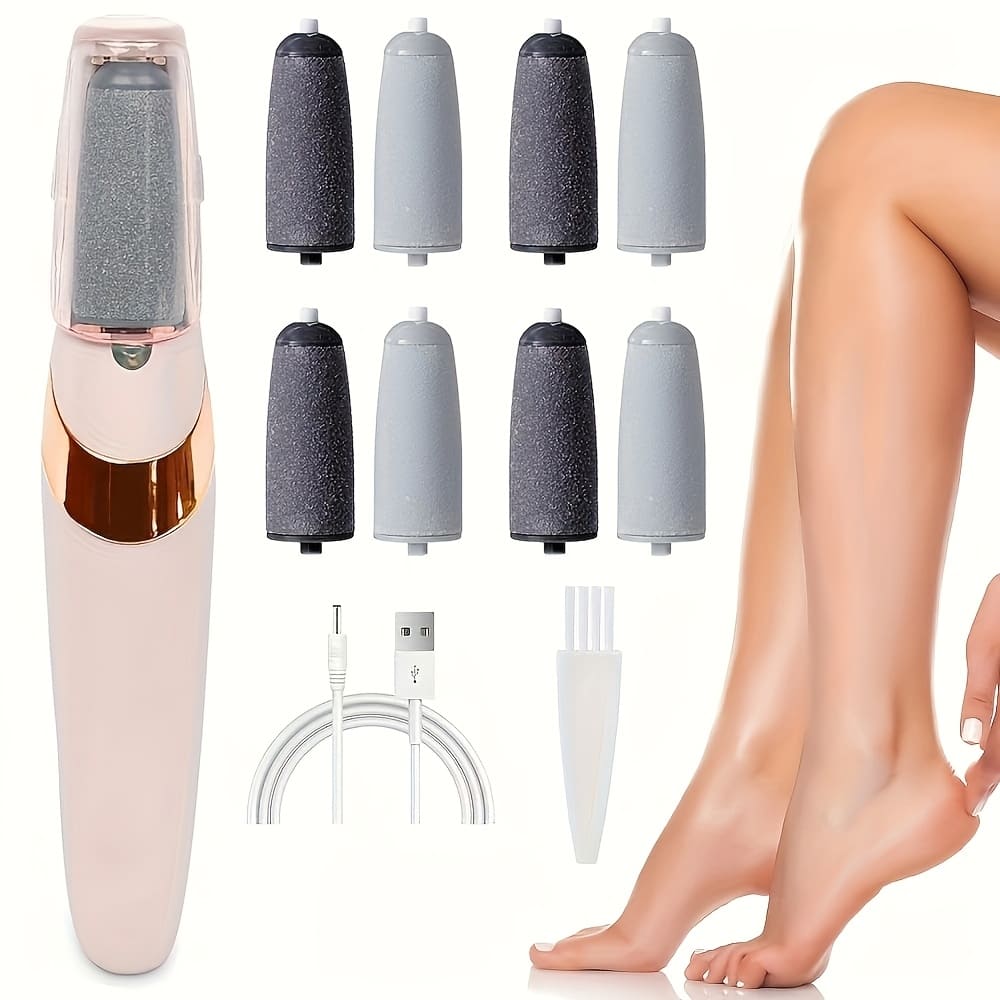 Combo Belleza 2 en 1 - LumiPink - Lima Removedor De Callos 🦶 + Depilador de cejas de regalo 🎁🤗