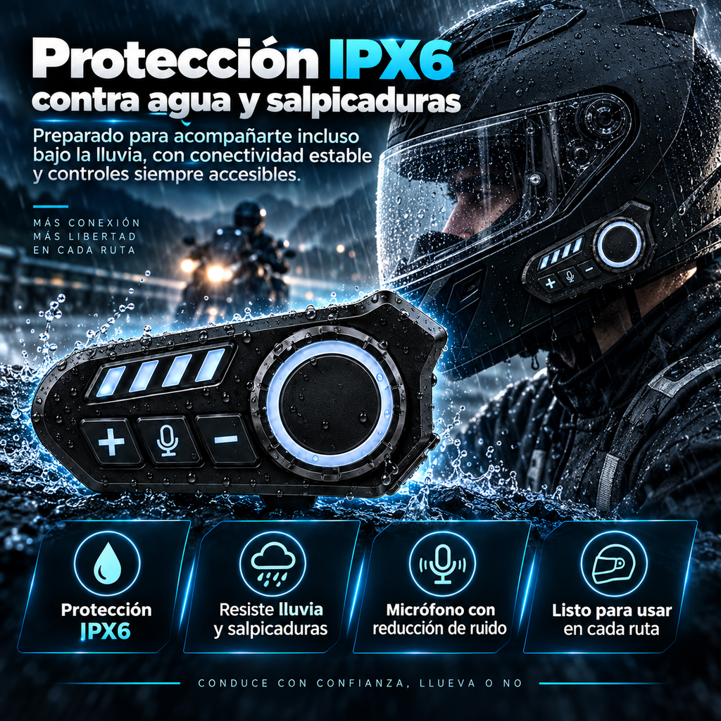 RoadTalk™ Intercomunicador para moto