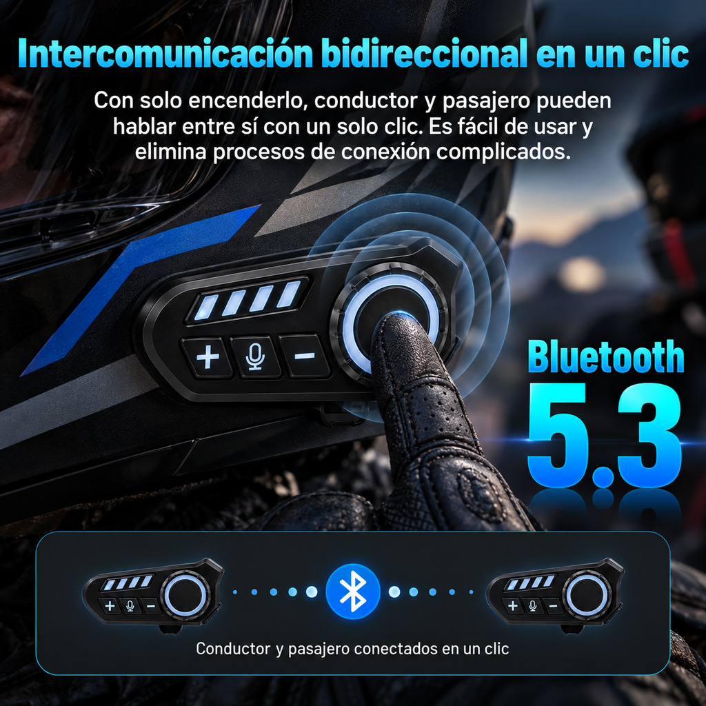 RoadTalk™ Intercomunicador para moto